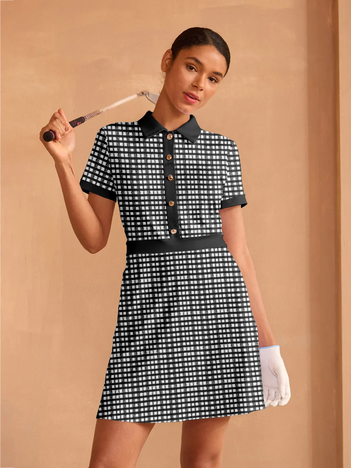 More Than Basic Short Sleeve A-Line 36.5 Inch Dress UPF50+ - Image 10