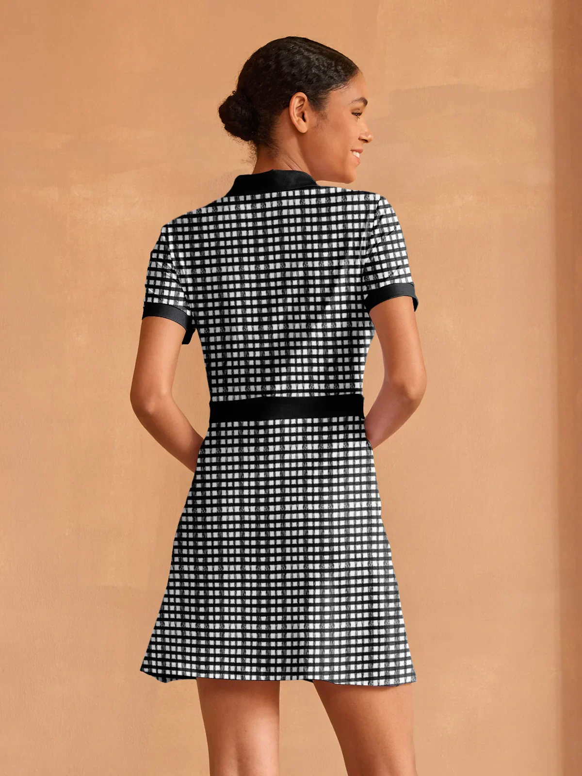 More Than Basic Short Sleeve A-Line 36.5 Inch Dress UPF50+ - Image 11
