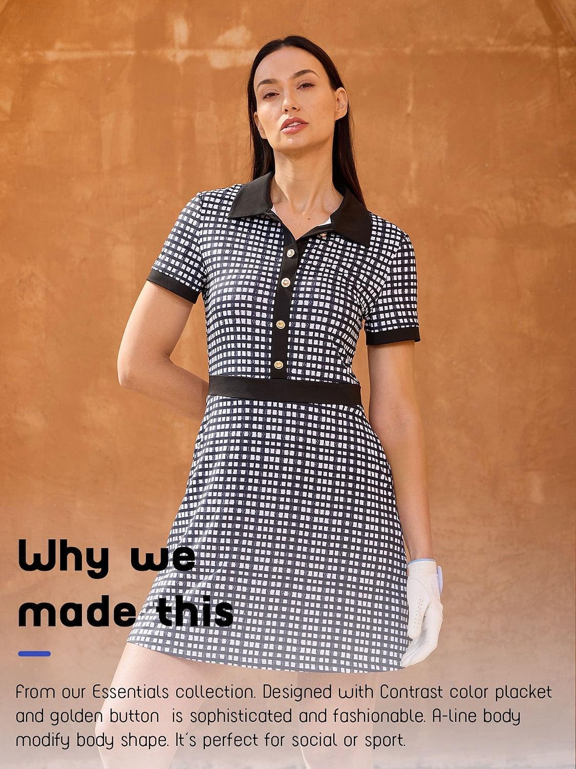 More Than Basic Short Sleeve A-Line 36.5 Inch Dress UPF50+ - Image 5