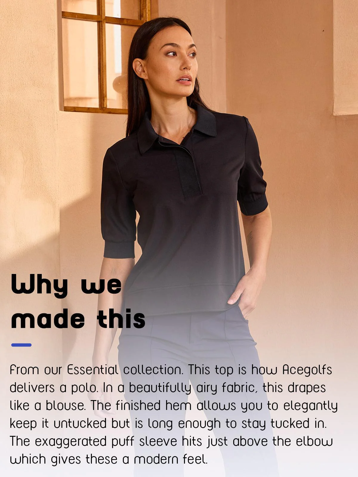 Crisp Couture Short Sleeve Polo Top UPF50+ - Image 18