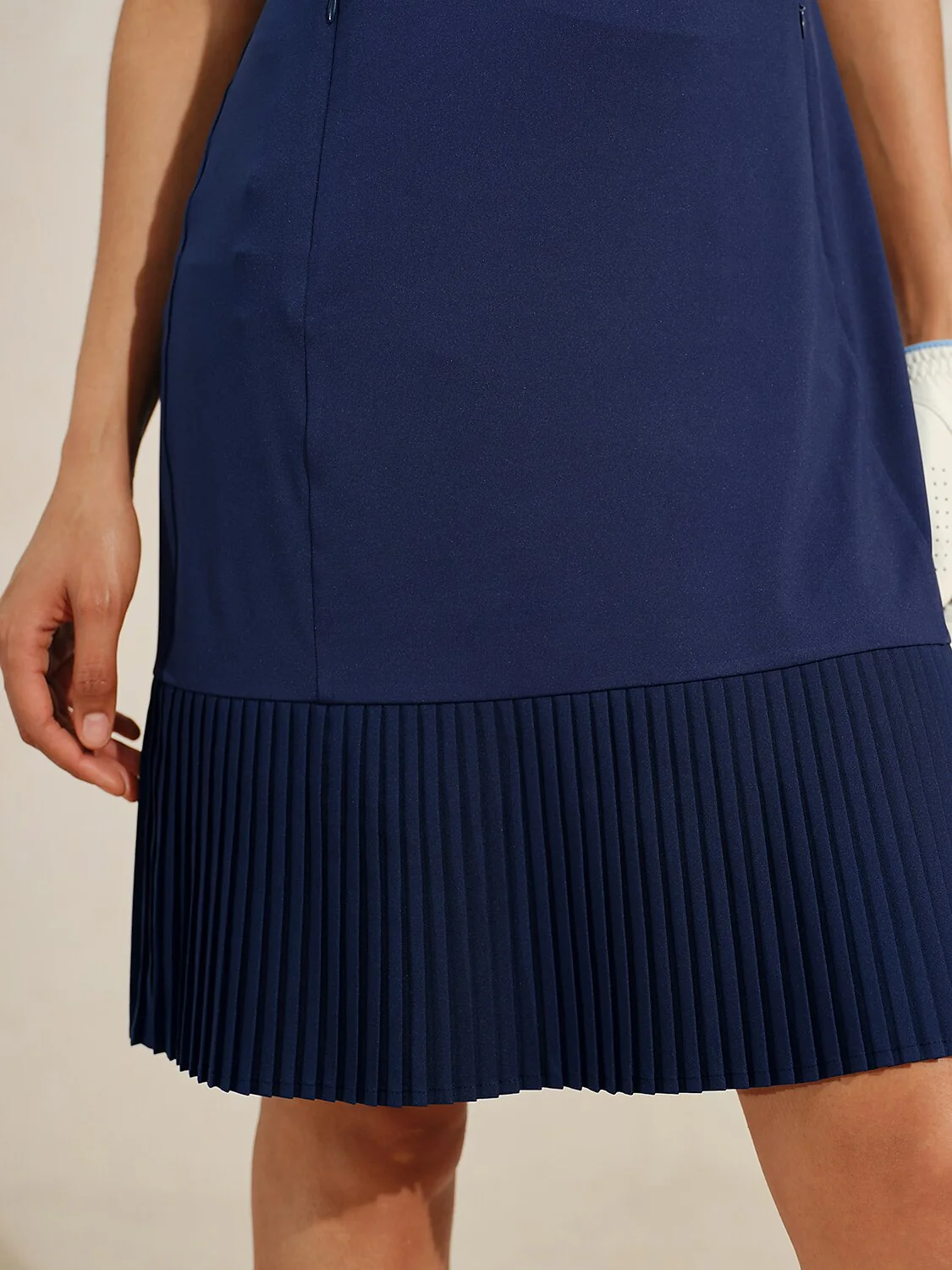 More Than Basic Pleated Sleeveless 38.5 Inch Dress - Image 13