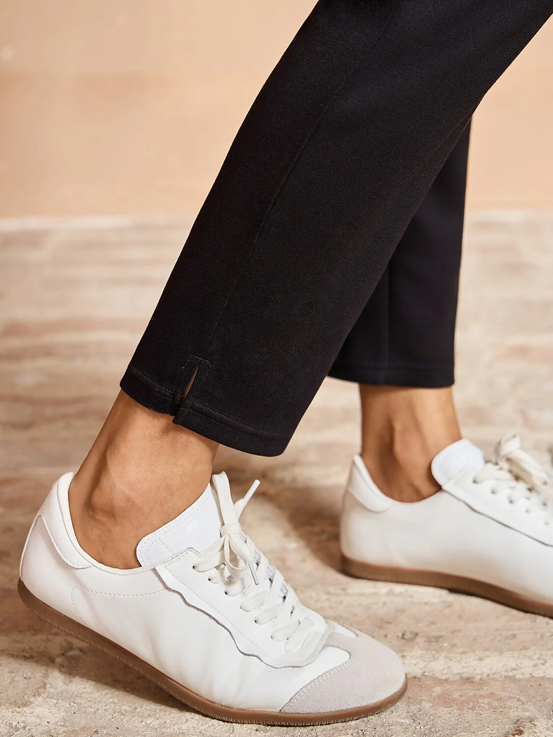 More Than Basic Stretch Zipper Pocket Ankle Pants - Image 4
