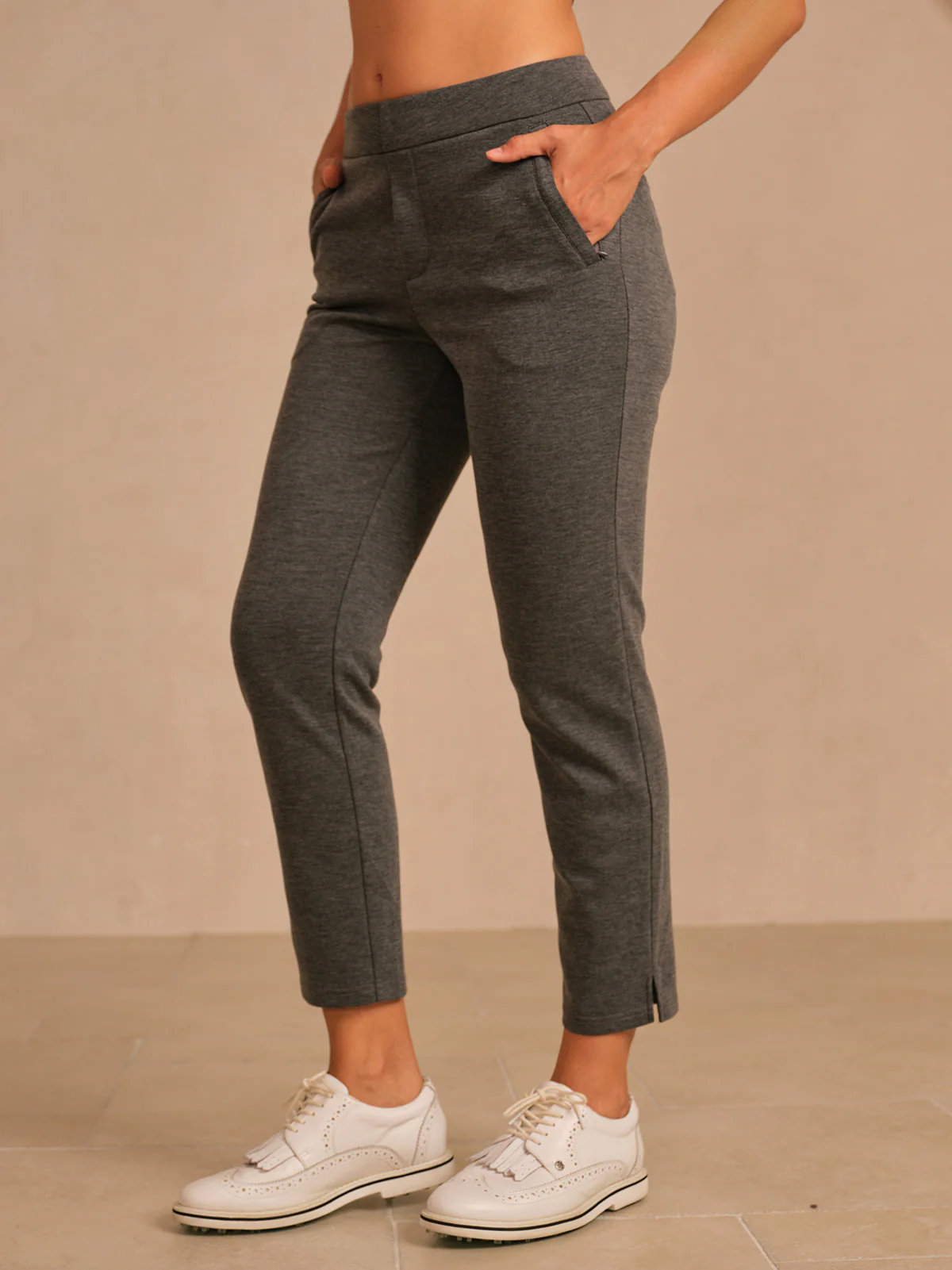 More Than Basic Stretch Zipper Pocket Ankle Pants - Image 10