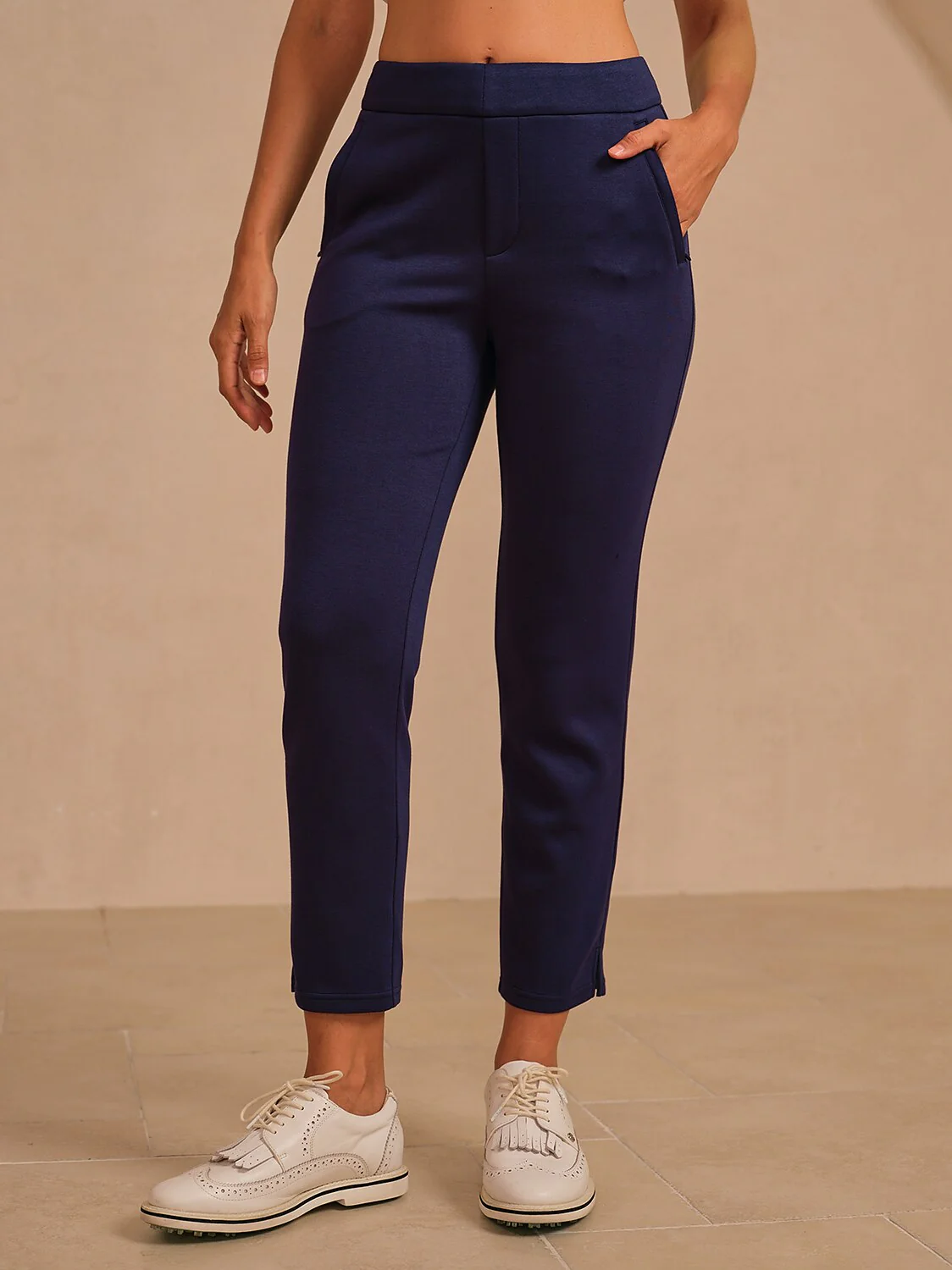 More Than Basic Stretch Zipper Pocket Ankle Pants - Image 13