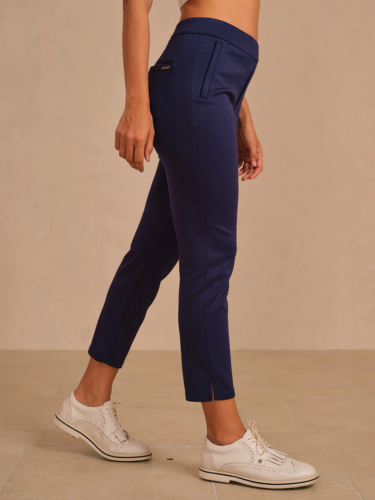 More Than Basic Stretch Zipper Pocket Ankle Pants - Image 11