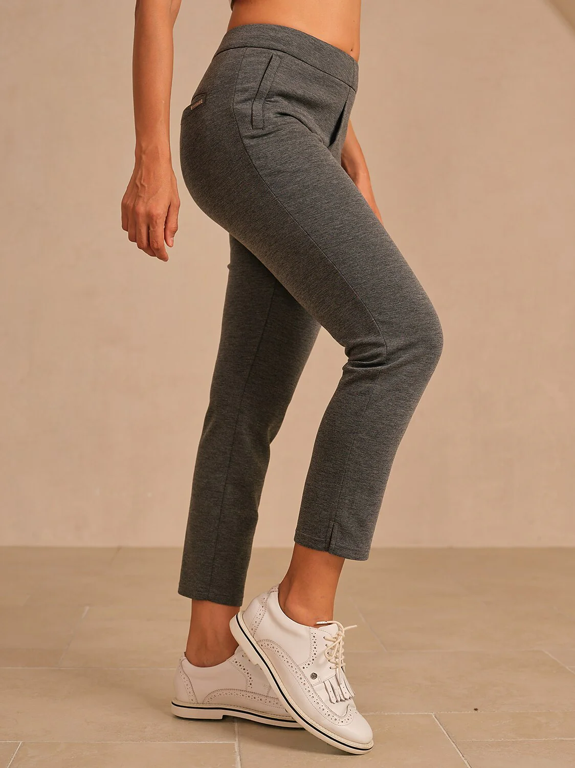 More Than Basic Stretch Zipper Pocket Ankle Pants - Image 11