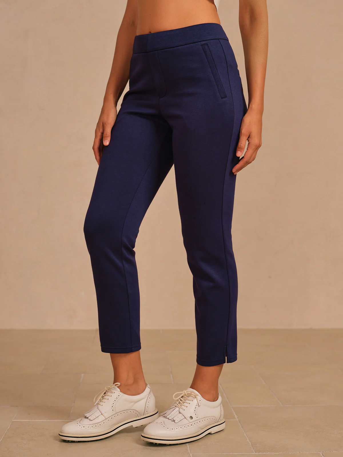 More Than Basic Stretch Zipper Pocket Ankle Pants - Image 9
