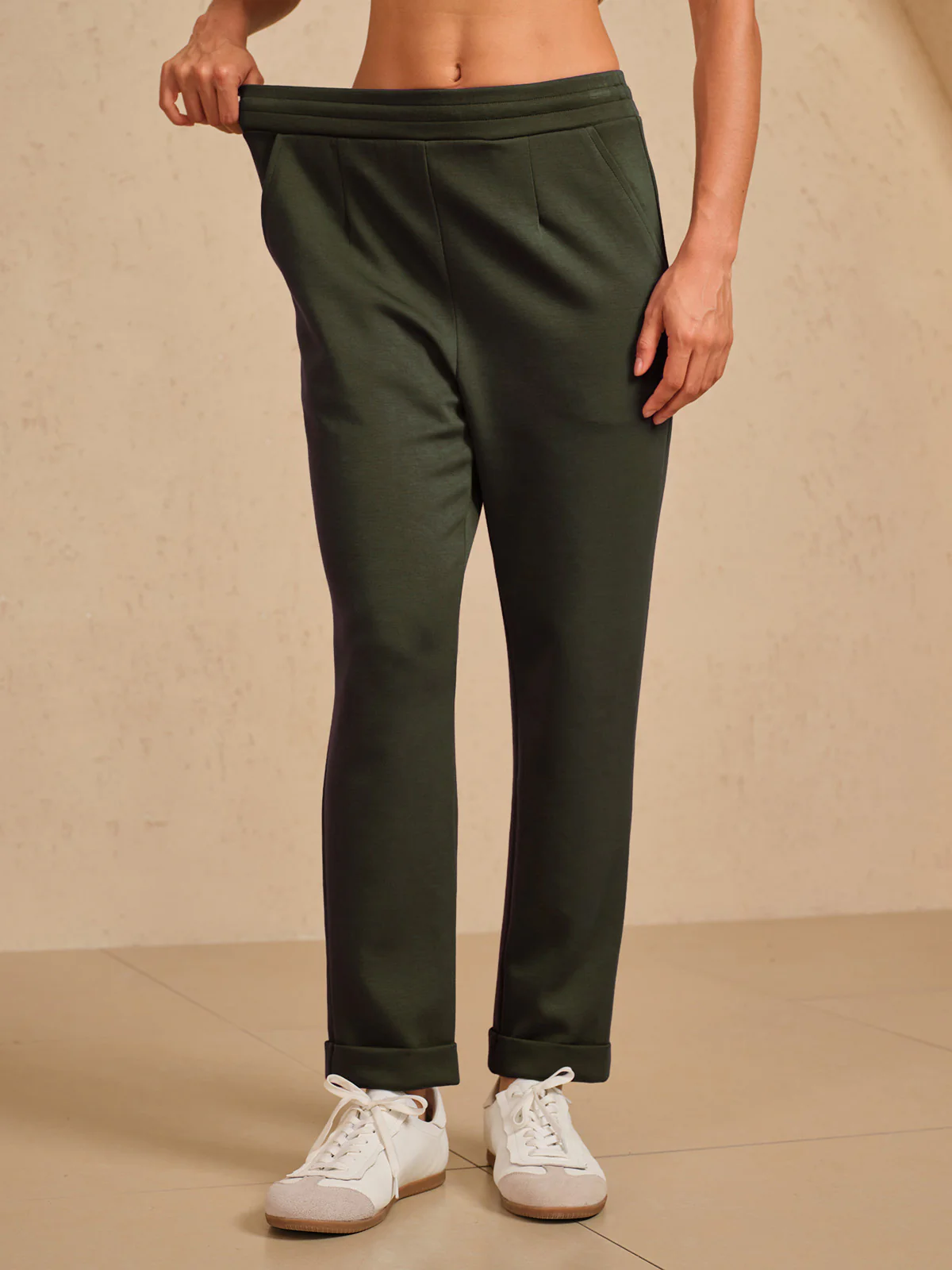 UltraSoft Stretch Hidden Drawstring Cuff Pants - Image 8