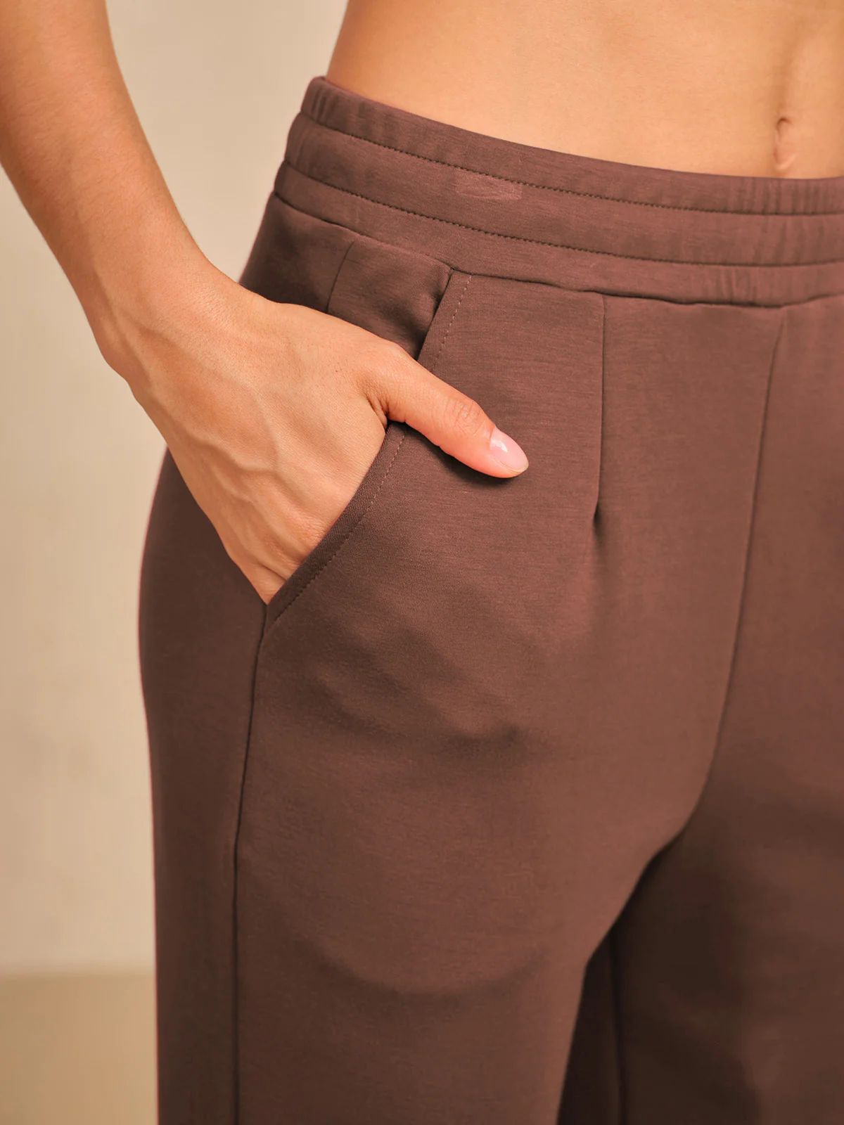 UltraSoft Stretch Hidden Drawstring Cuff Pants - Image 3