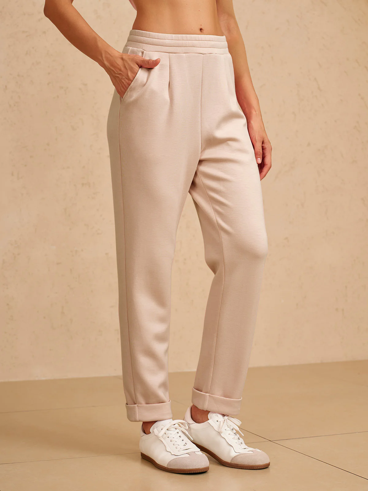 UltraSoft Stretch Hidden Drawstring Cuff Pants - Image 8