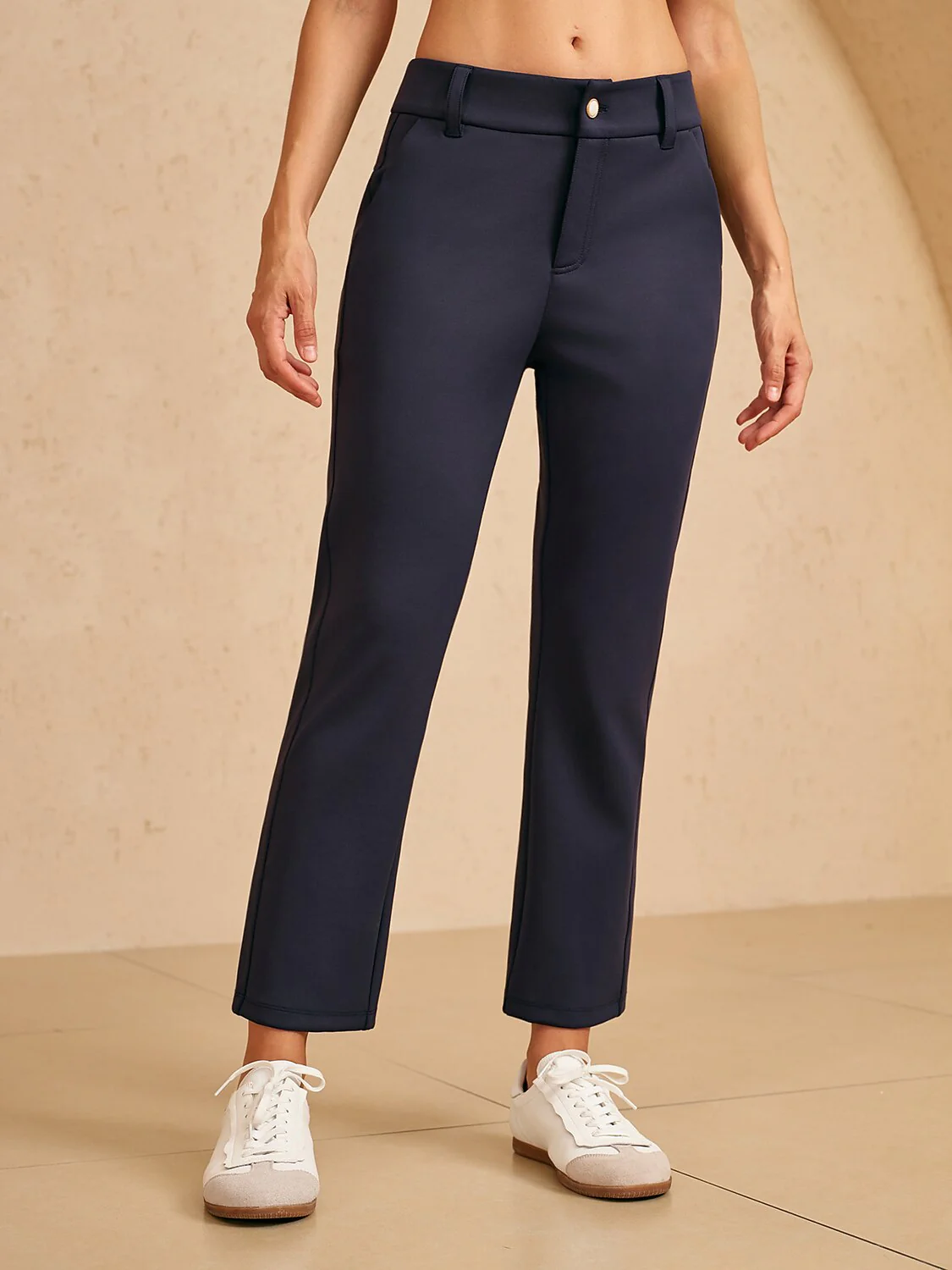 Navycore 37 Inch Performance Slim-Fit Stretch Ankle Pants - Image 10