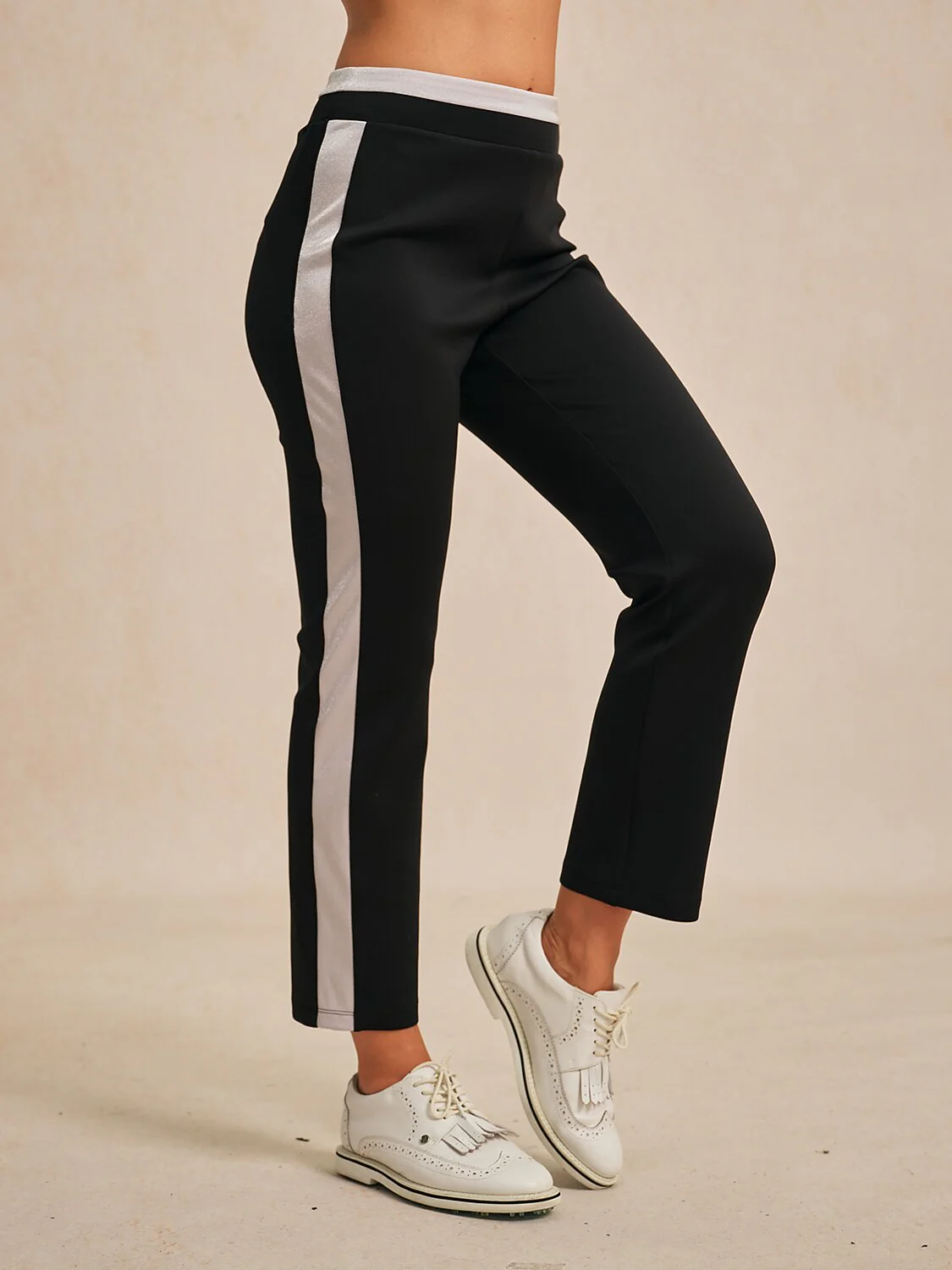 Navycore 39 Inch Stretch Color Block Ankle Pants
