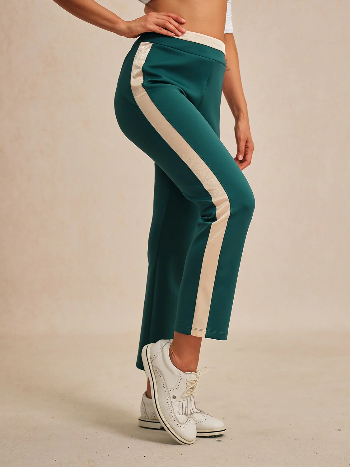 Navycore 39 Inch Stretch Color Block Ankle Pants - Image 21