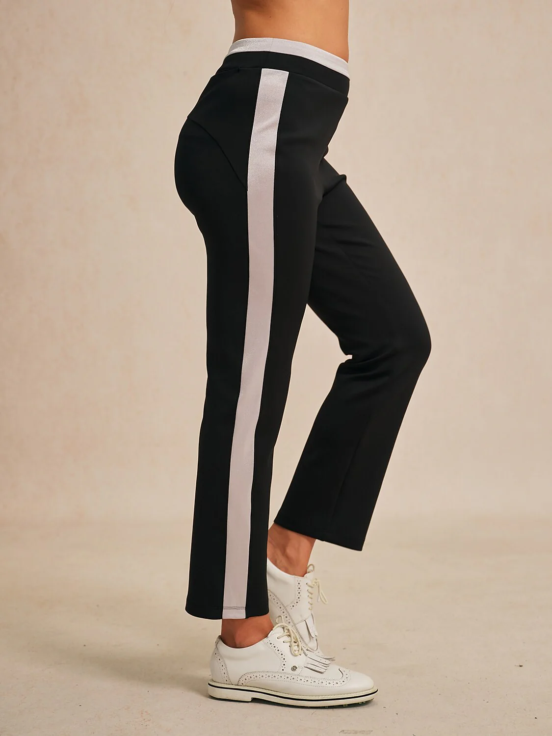 Navycore 39 Inch Stretch Color Block Ankle Pants - Image 3
