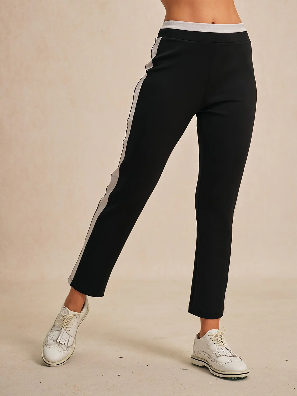 Navycore 39 Inch Stretch Color Block Ankle Pants - Image 7