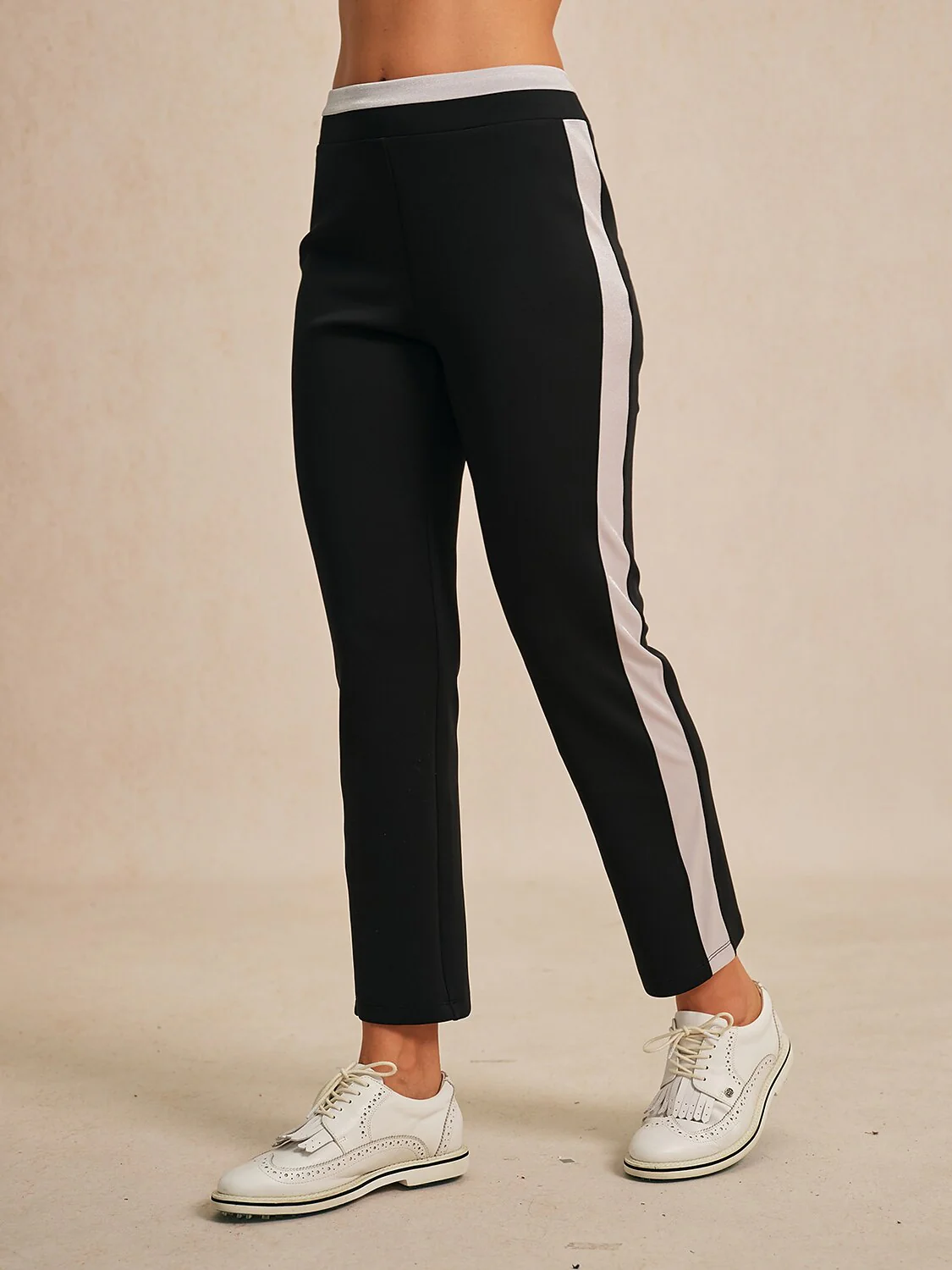 Navycore 39 Inch Stretch Color Block Ankle Pants - Image 9