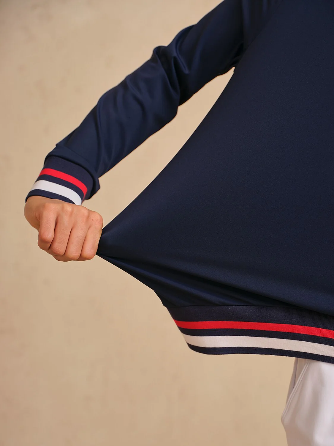 Navycore Color Block Ribbed Golf Polo Shirt UPF50+ - Image 10