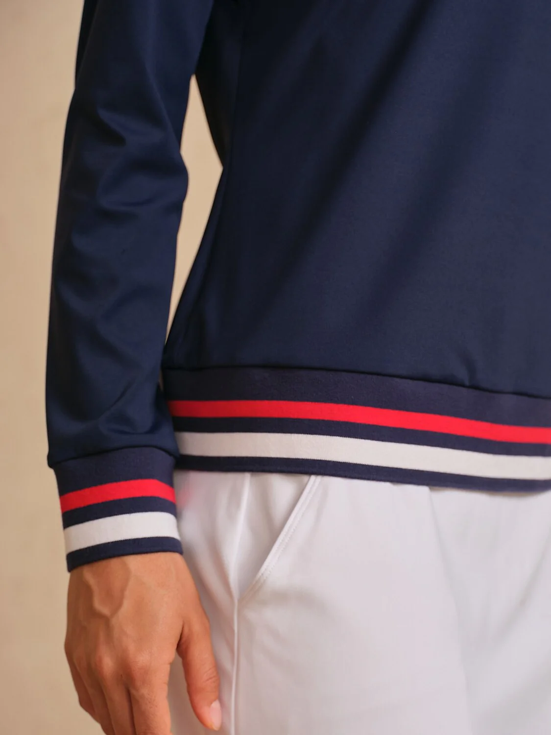 Navycore Color Block Ribbed Golf Polo Shirt UPF50+ - Image 11
