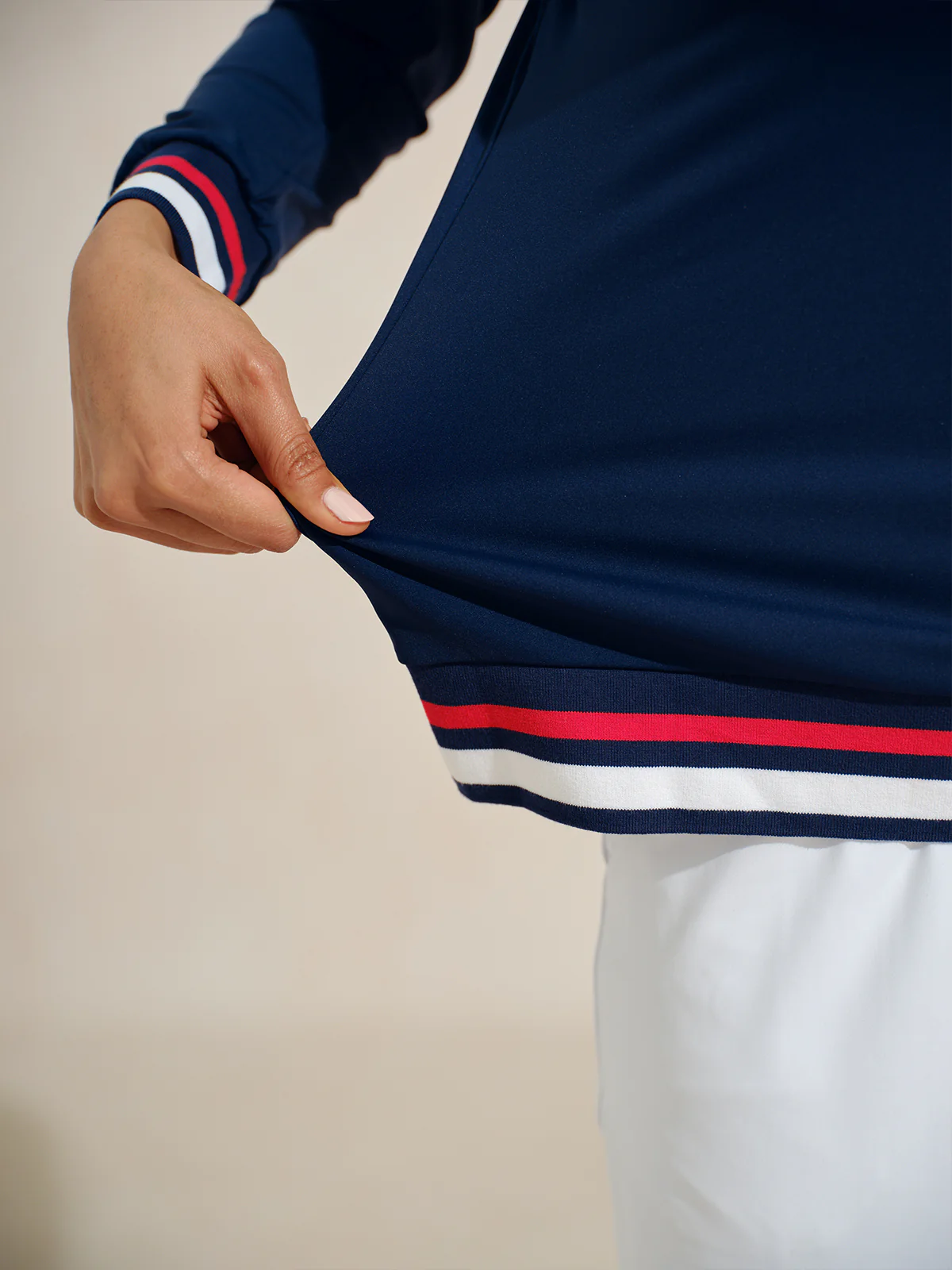 Navycore Color Block Ribbed Golf Polo Shirt UPF50+ - Image 4