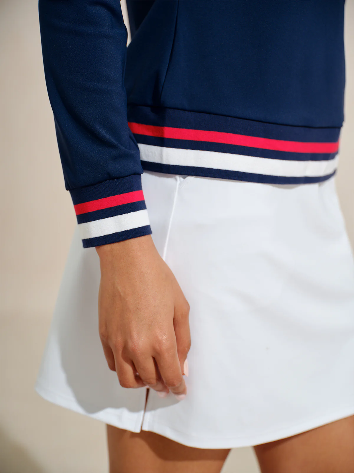 Navycore Color Block Ribbed Golf Polo Shirt UPF50+ - Image 5
