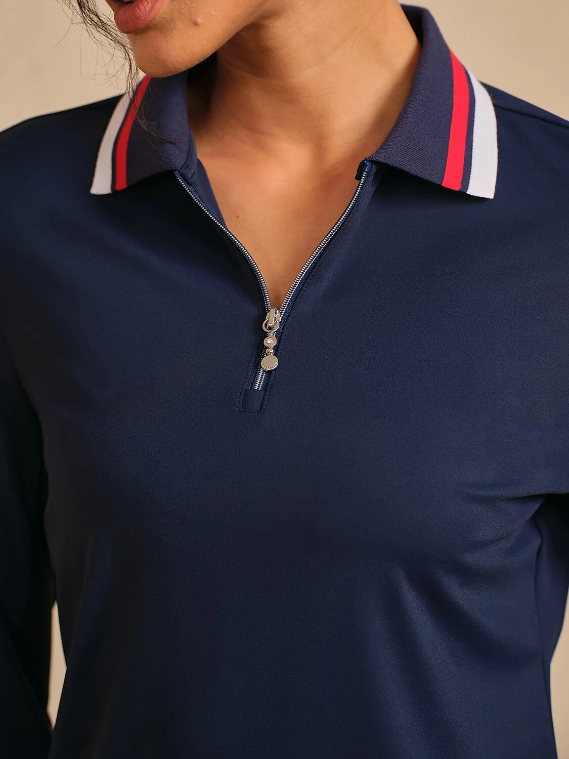 Navycore Color Block Ribbed Golf Polo Shirt UPF50+ - Image 9