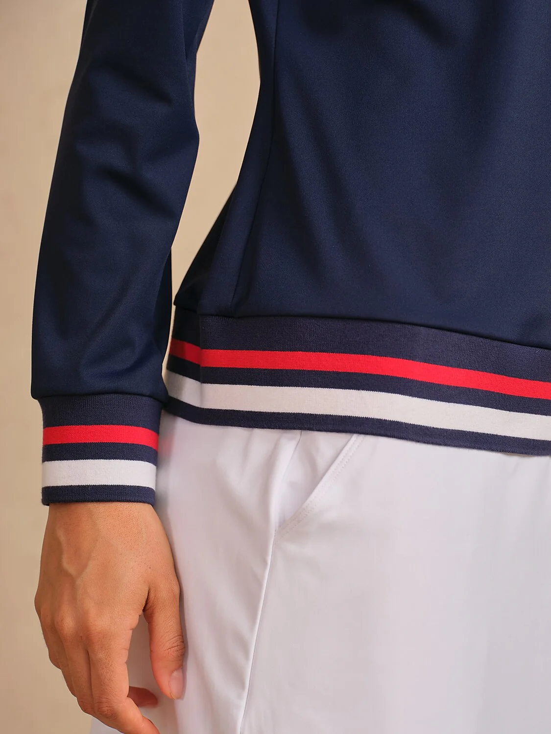 Navycore Color Block V-Neck Golf Polo Shirt UPF50+ - Image 8