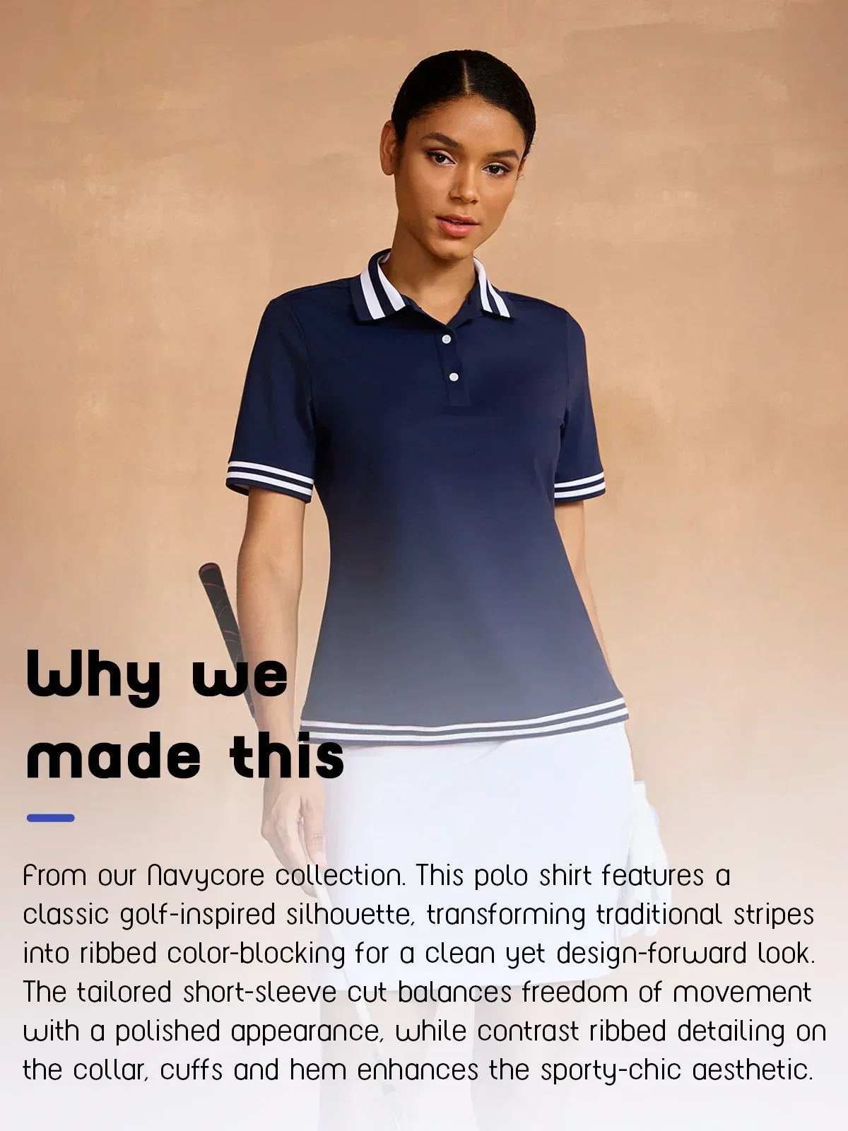 Navycore Short Sleeve Polo Top UPF50+ - Image 24