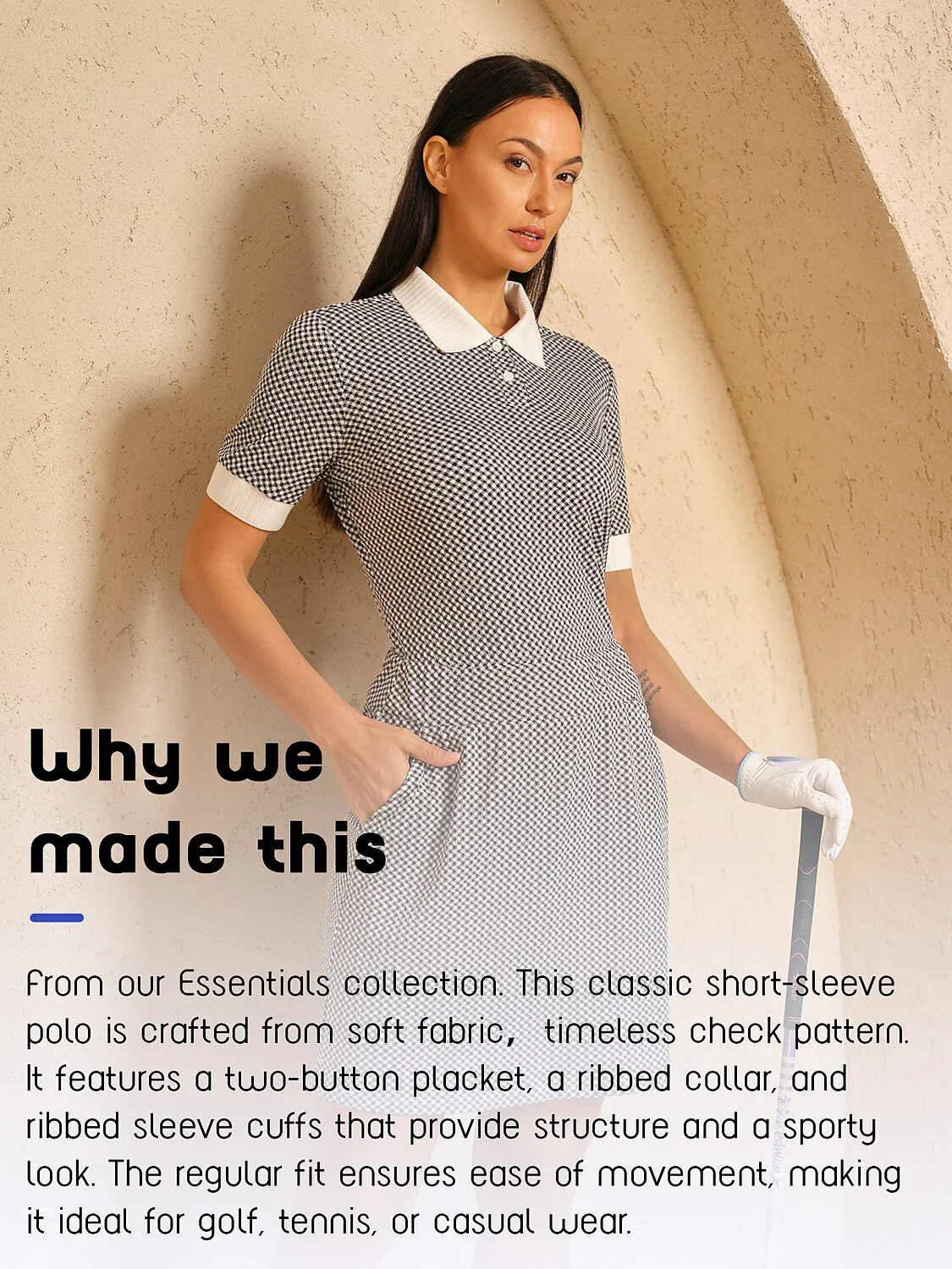 Navycore Short Sleeve Texture Golf Polo Shirt - Image 7