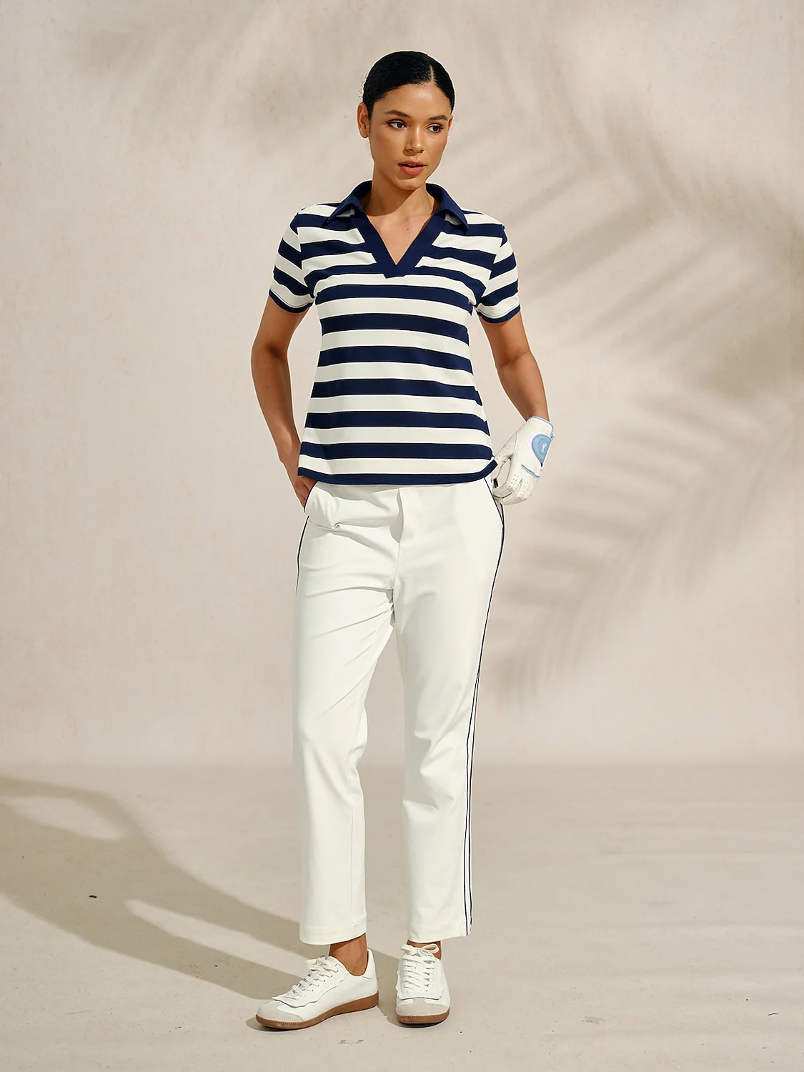 Navycore Short Sleeve V-Neck Pique Golf Shirt - Image 14