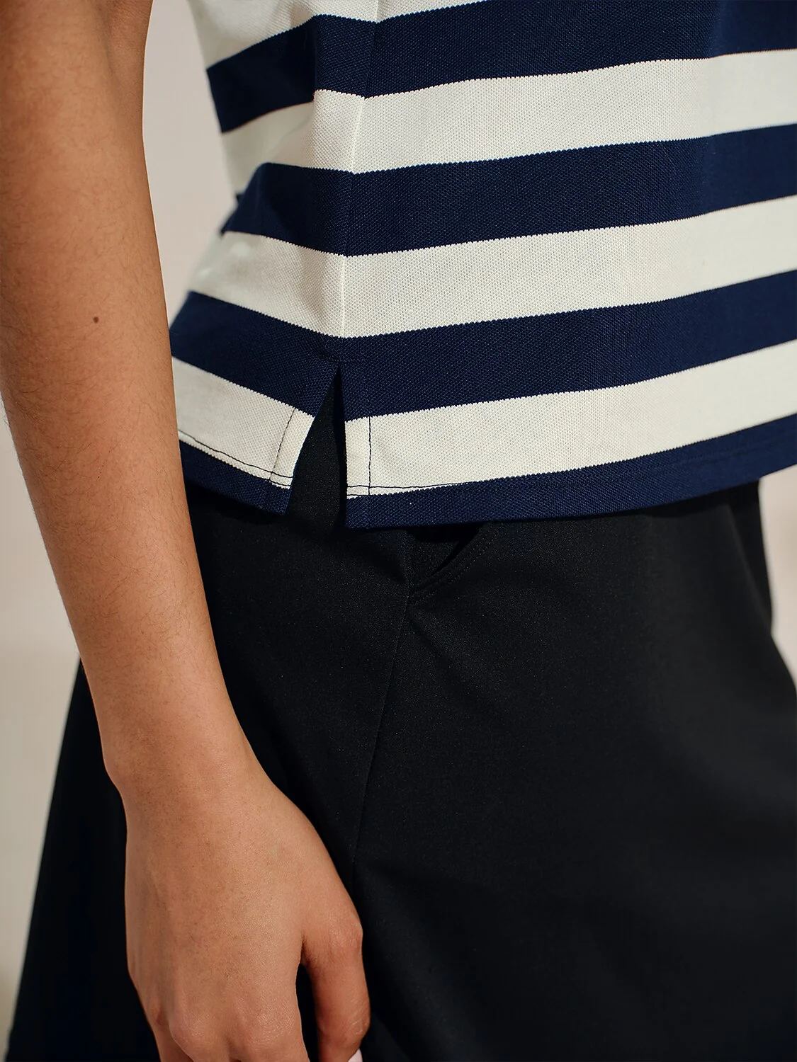 Navycore Short Sleeve V-Neck Pique Golf Shirt - Image 4