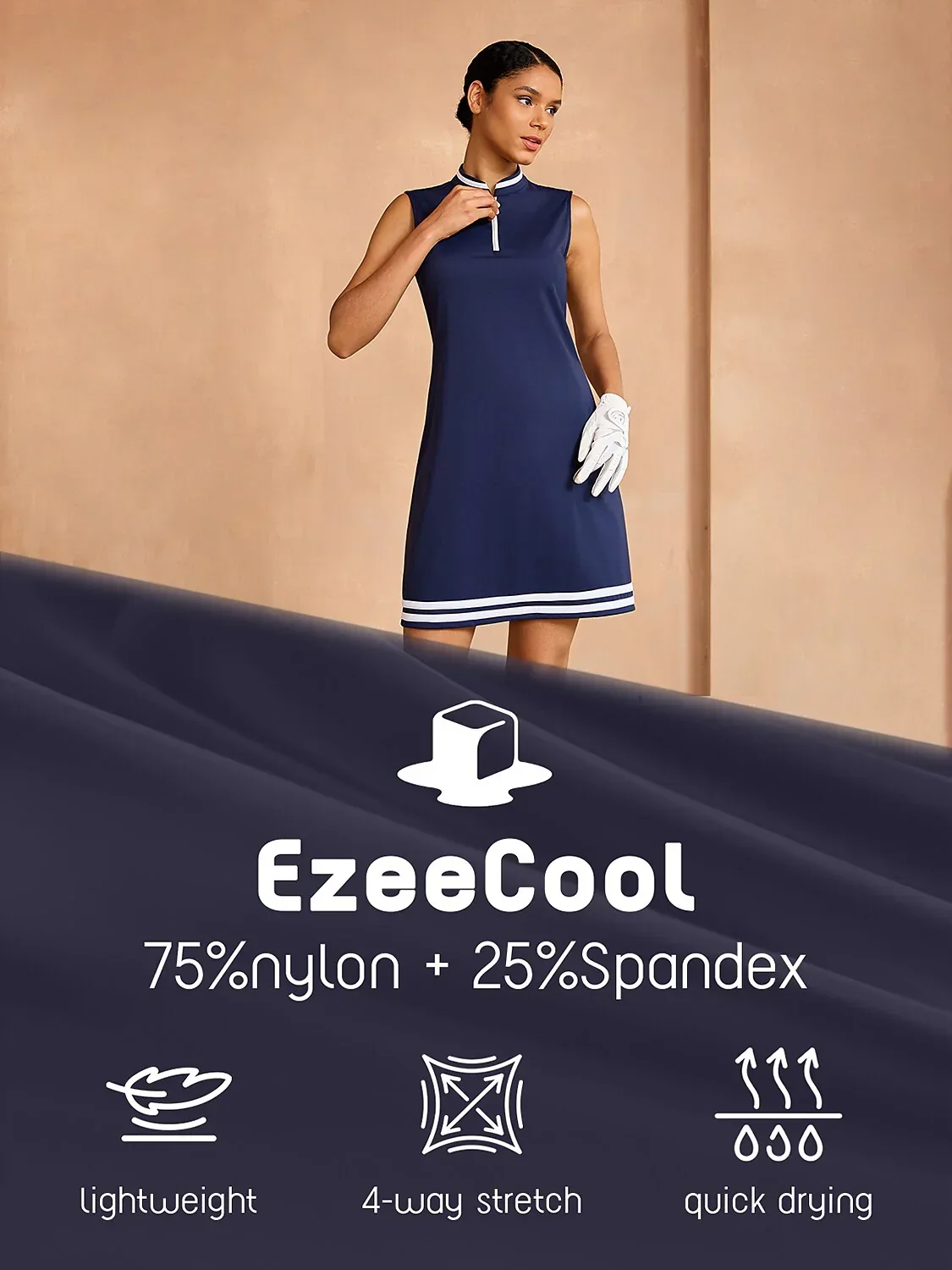 Navycore Sleeveless 36.5 Inch Dress UPF50+ - Image 13