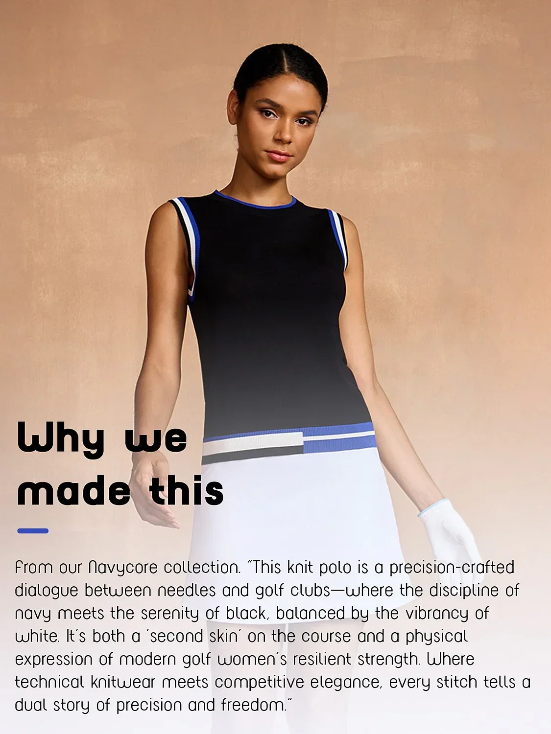 Navycore Color Block Knit Tank Top - Image 10