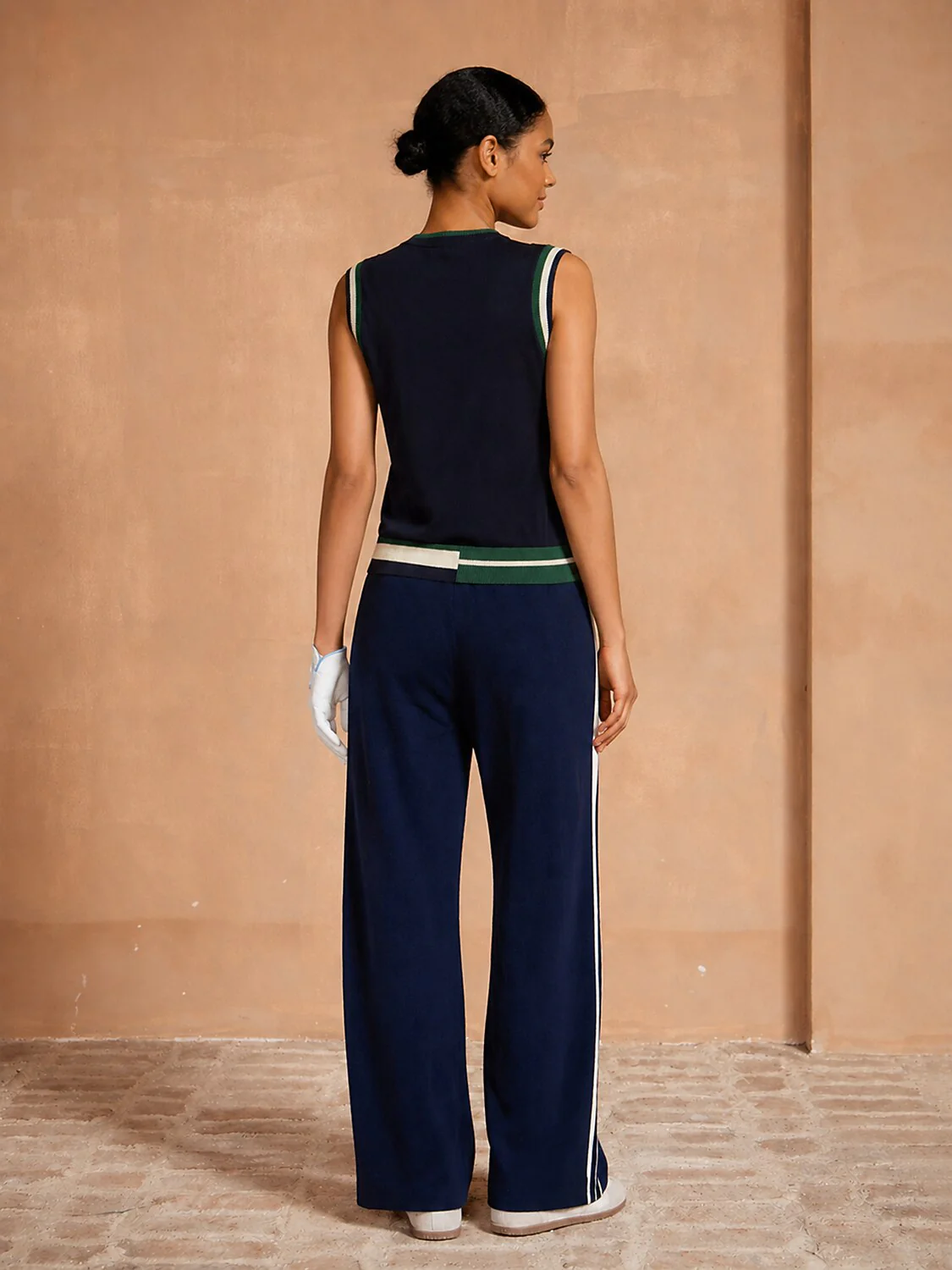 Navycore Color Block Knit Tank Top - Image 17