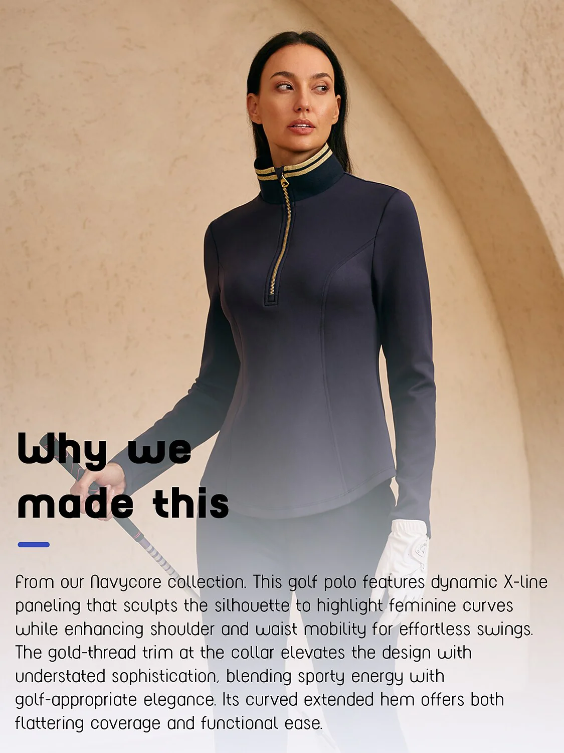 Navycore Slim-Fit Long Sleeve Stretch Sweatshirt - Image 3