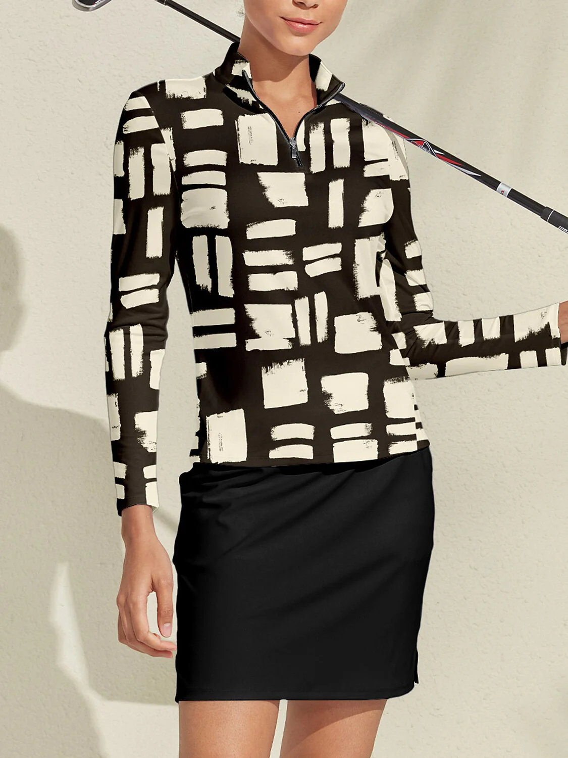 Not So Classic Golf Shirt Quarterzip UPF50+ - Image 6