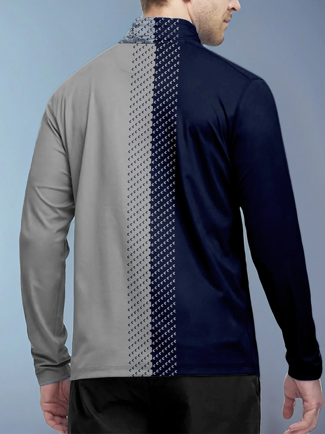 Not So Classic Men's Golf Shirt Quarterzip UPF50+ - Image 14
