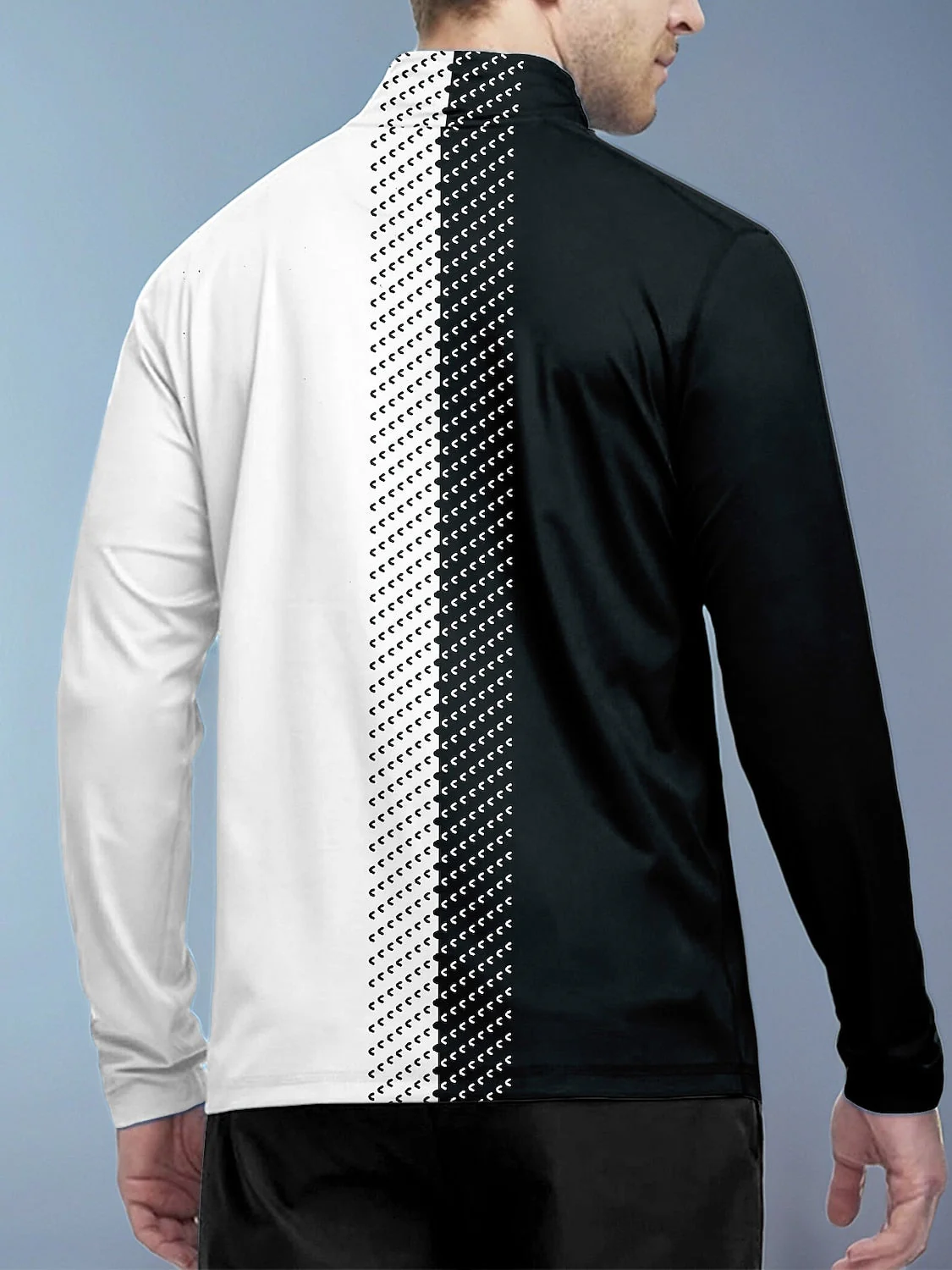 Not So Classic Men's Golf Shirt Quarterzip UPF50+ - Image 18