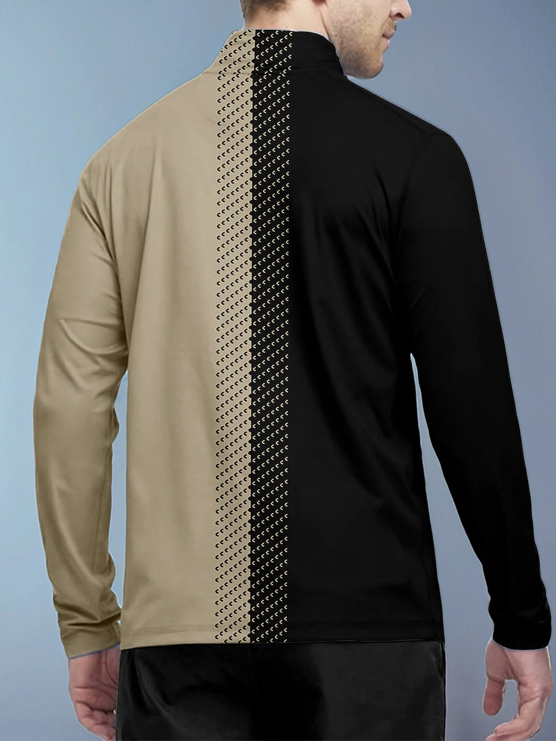 Not So Classic Men's Golf Shirt Quarterzip UPF50+ - Image 4