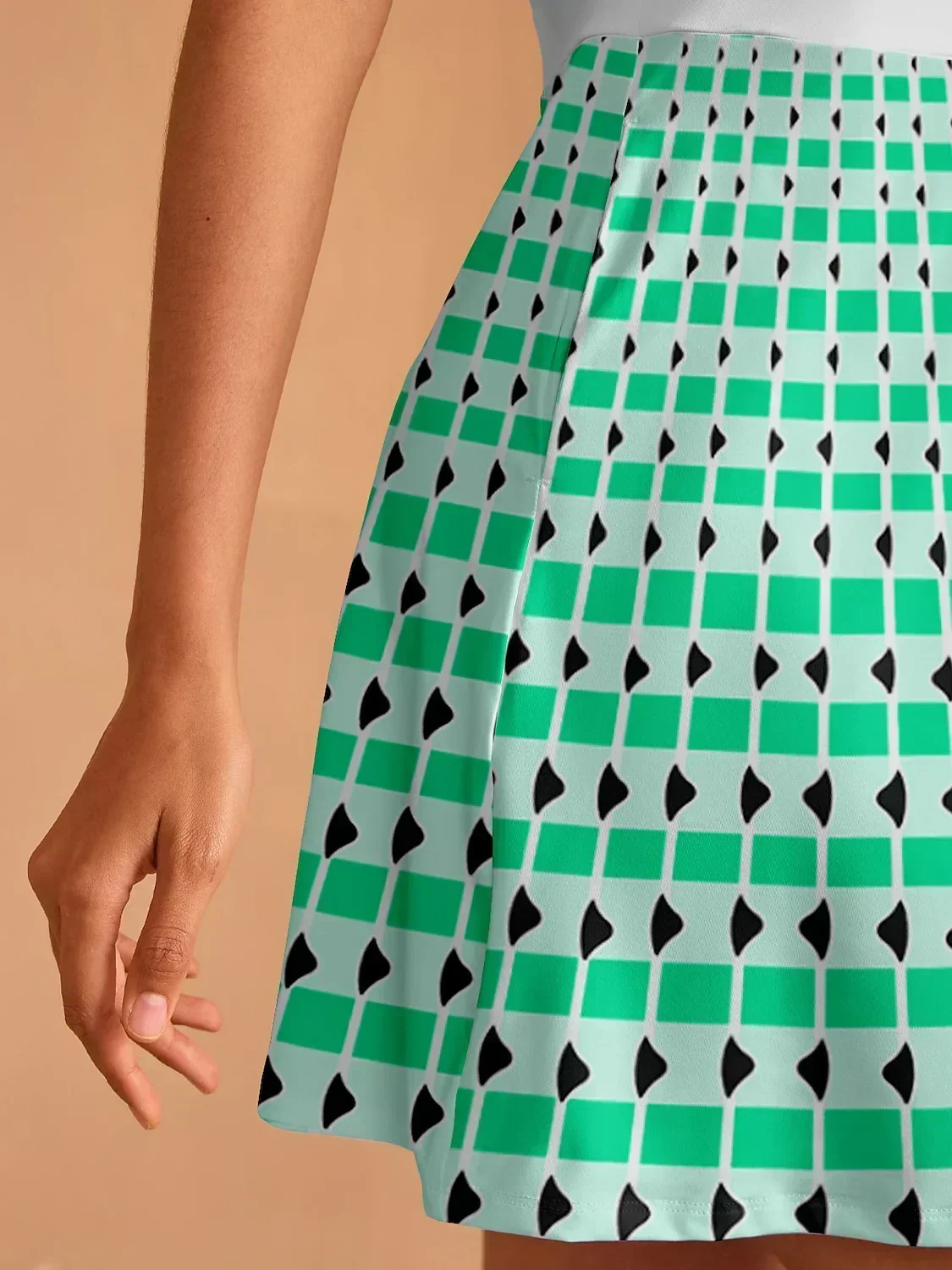 Not So Classic Short Sleeve A-Line 36.5 Inch Dress - Image 4