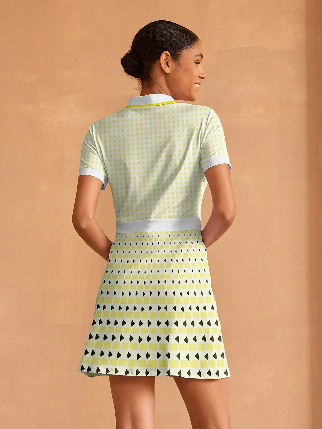 Not So Classic Short Sleeve A-Line 36.5 Inch Dress - Image 2