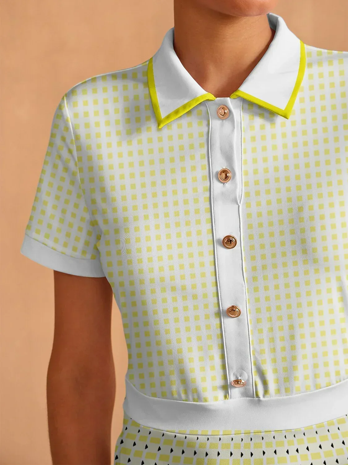 Not So Classic Short Sleeve A-Line 36.5 Inch Dress - Image 3
