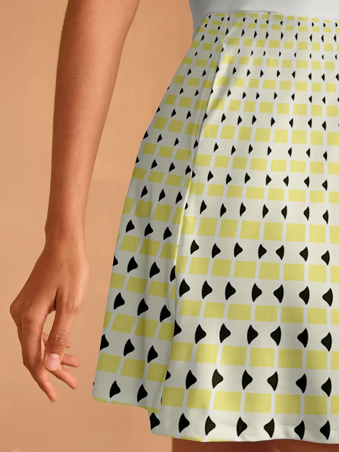 Not So Classic Short Sleeve A-Line 36.5 Inch Dress - Image 4