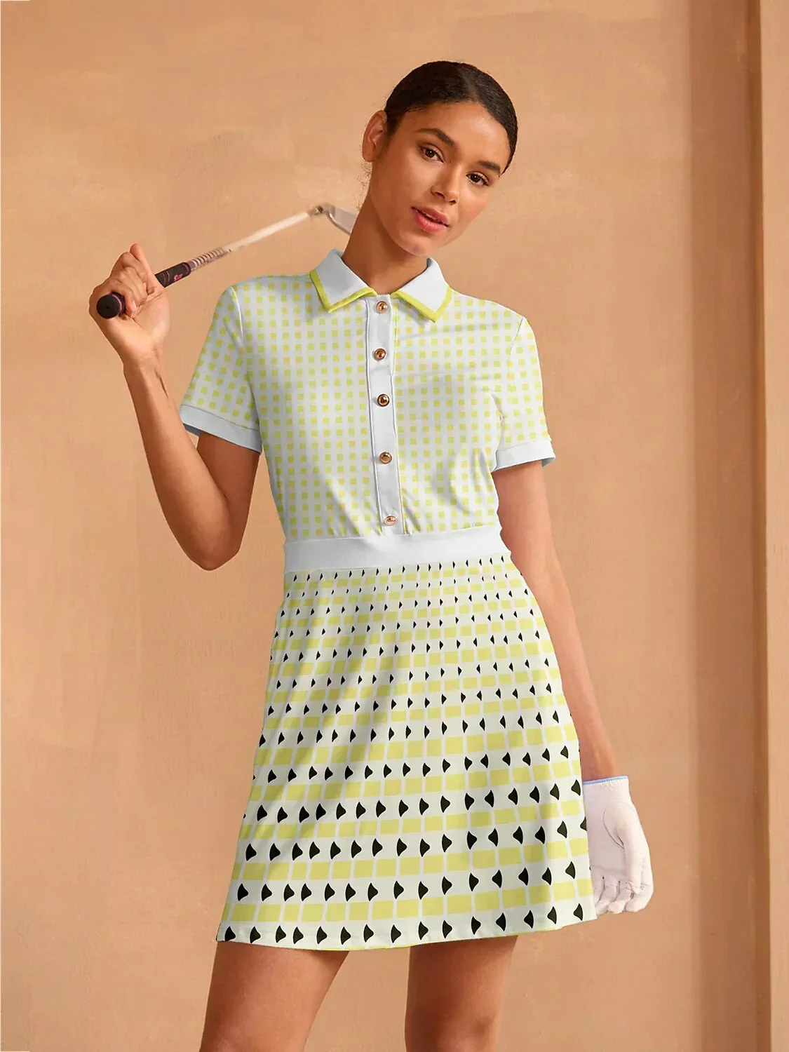 Not So Classic Short Sleeve A-Line 36.5 Inch Dress - Image 5