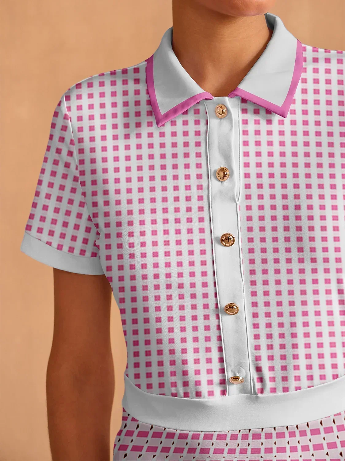 Not So Classic Short Sleeve A-Line 36.5 Inch Dress - Image 3