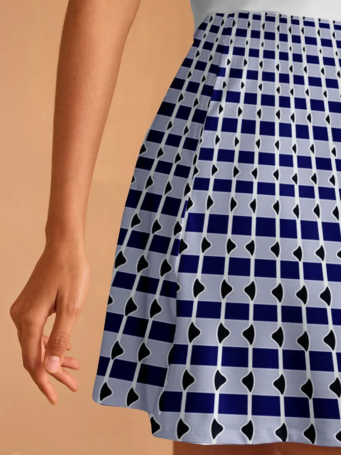 Not So Classic Short Sleeve A-Line 36.5 Inch Dress - Image 4