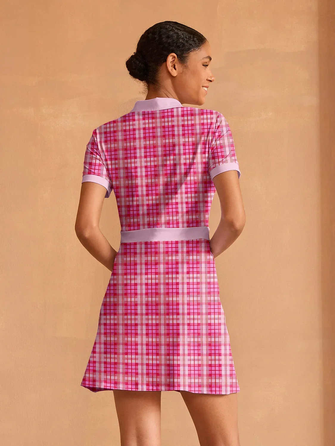 Not So Classic Short Sleeve A-Line 36.5 Inch Dress - Image 2