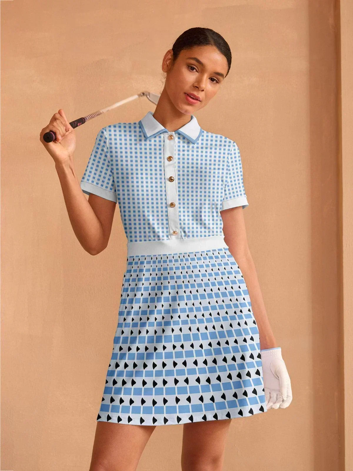 Not So Classic Short Sleeve A-Line 36.5 Inch Dress