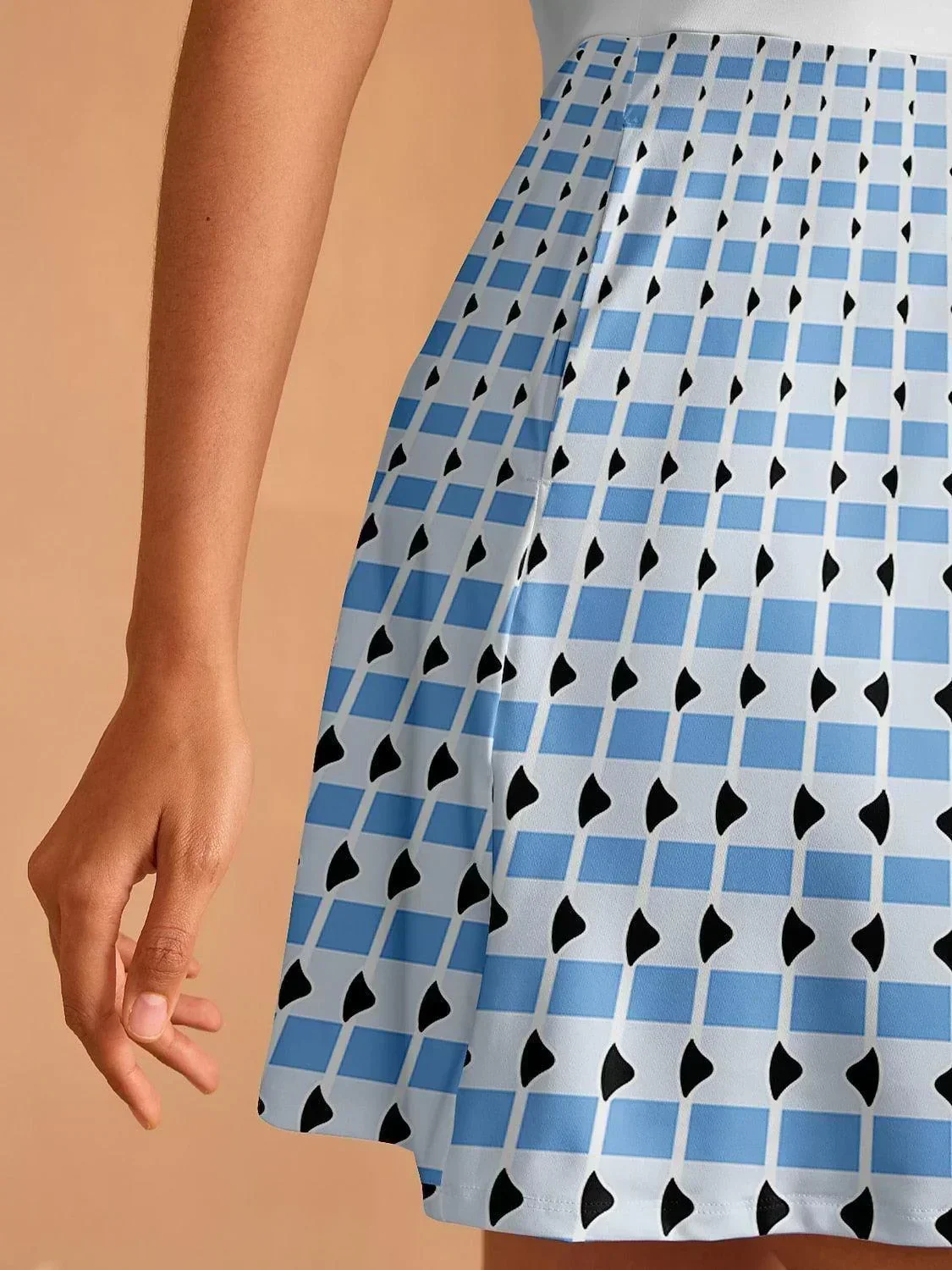 Not So Classic Short Sleeve A-Line 36.5 Inch Dress - Image 4