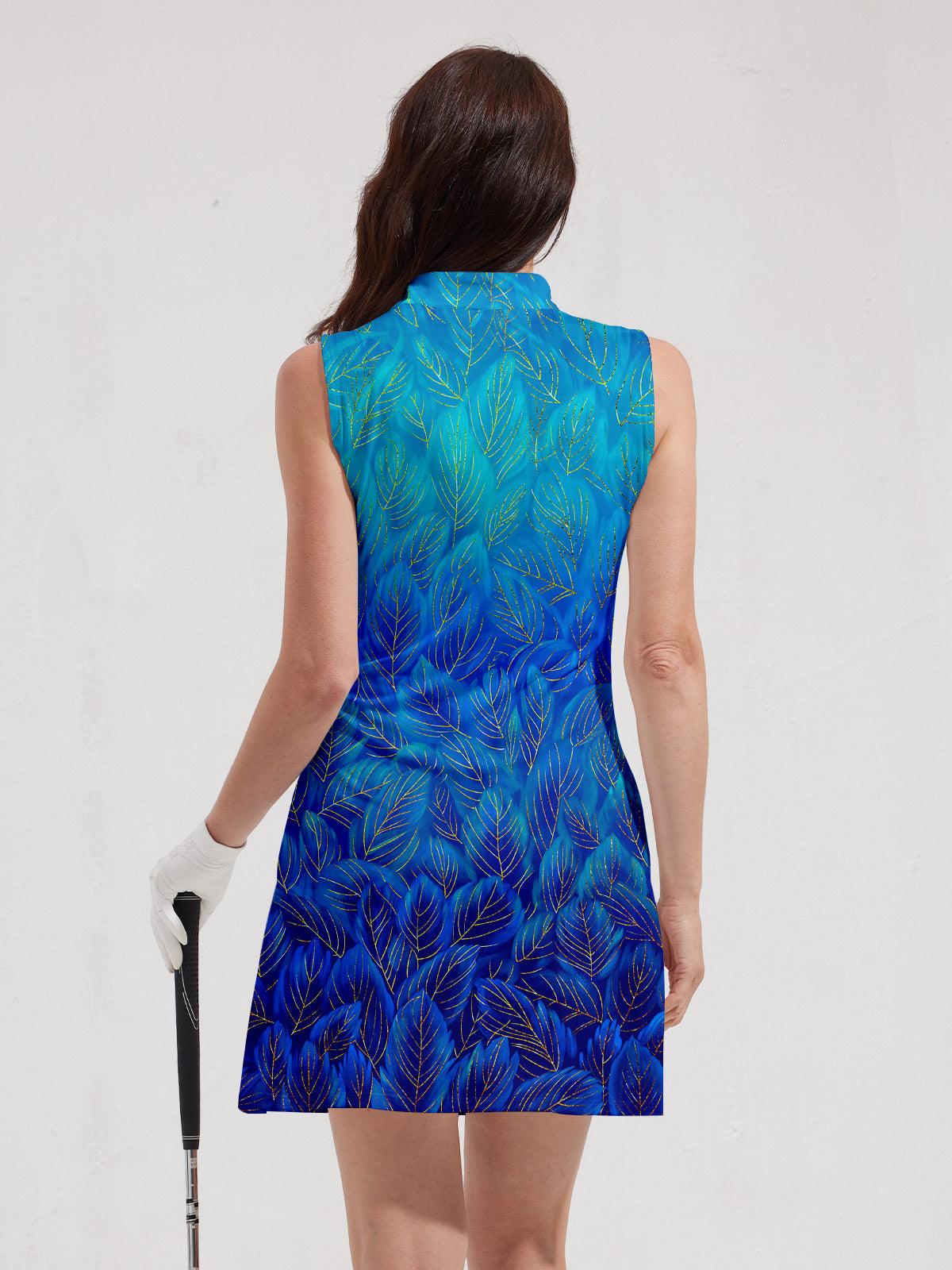 Playful Nautical Sleeveless 36.5 Inch Dress UPF50+ - Image 3