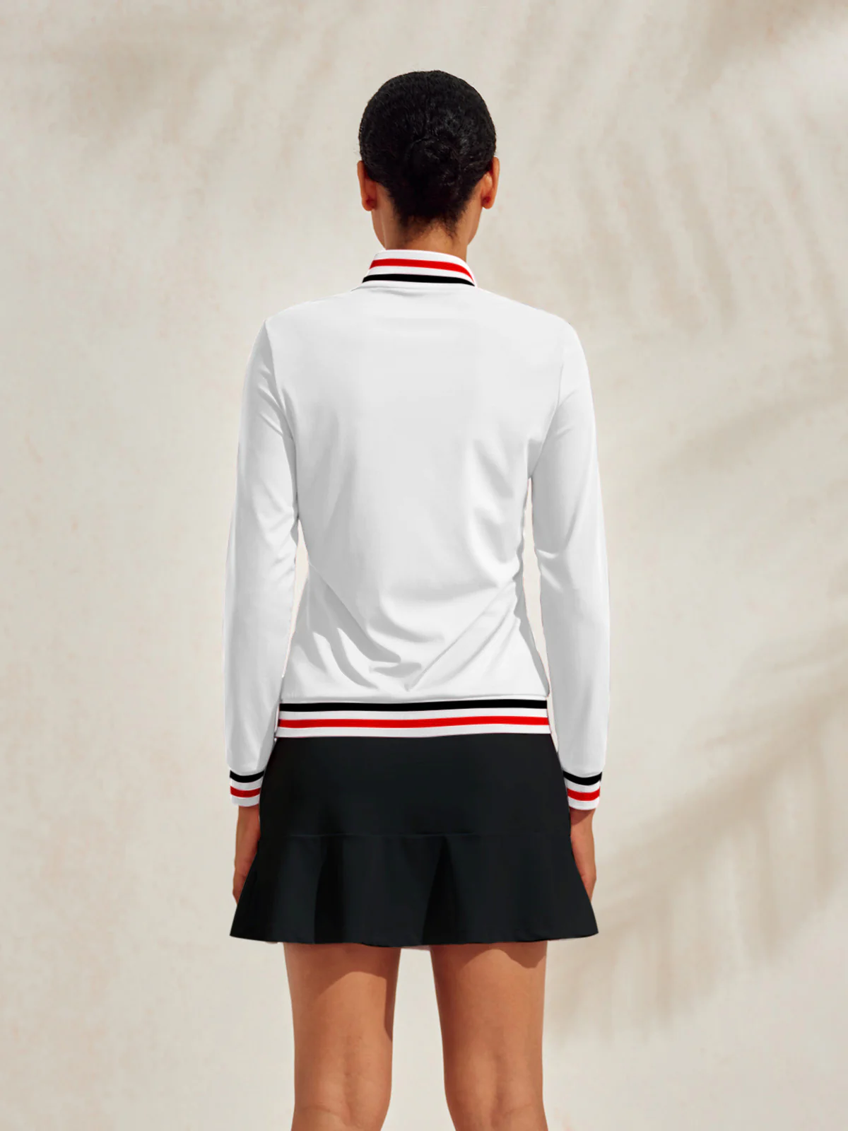 Navycore Long Sleeve Golf Shirt Quarterzip UPF50+ - Image 2